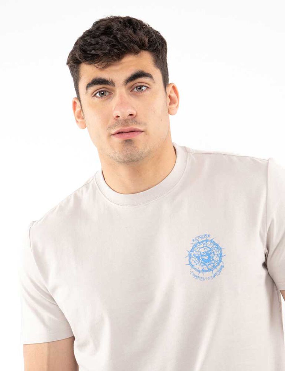 Polera Con Estampado Hombre Circa