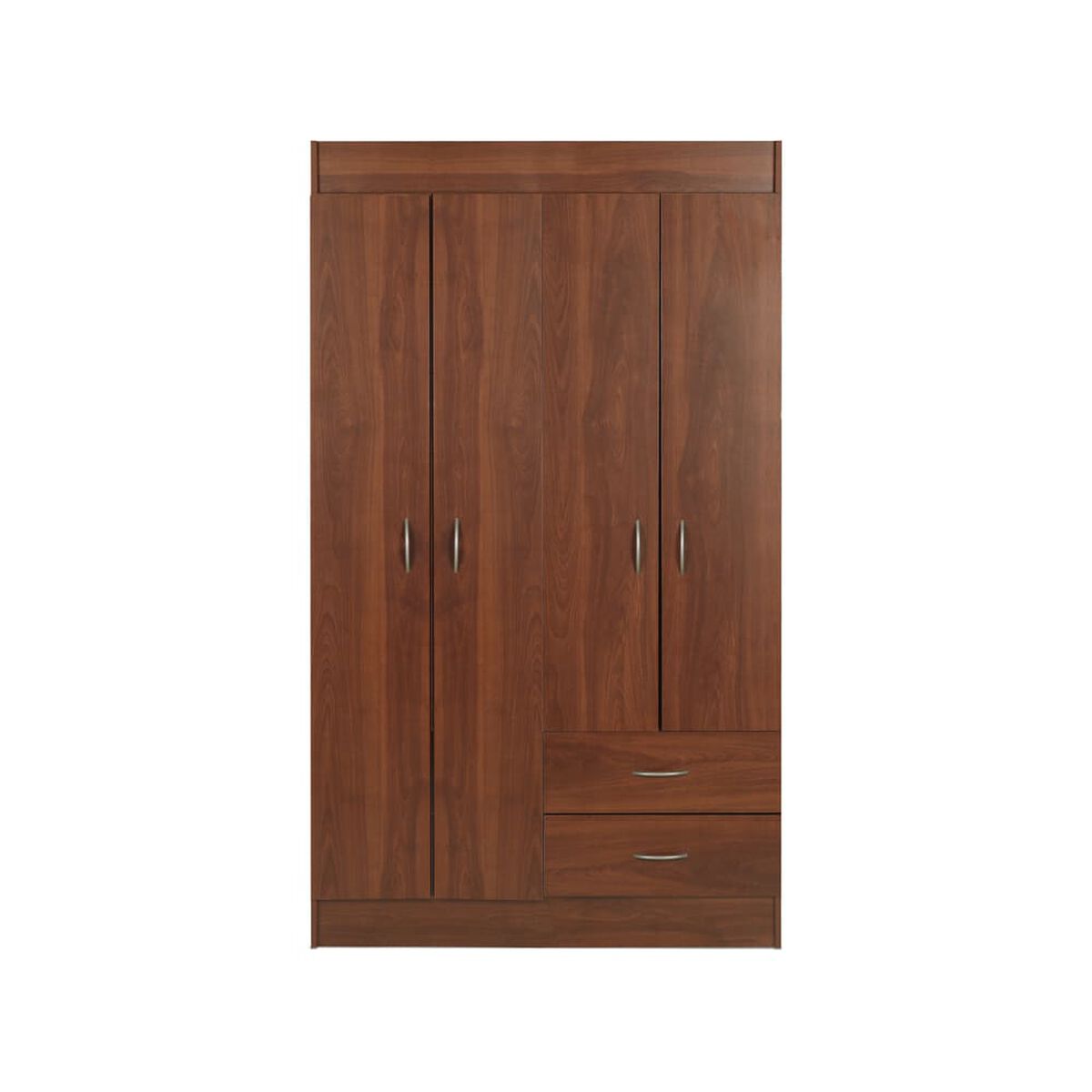 Closet Stanford 4 Puertas 2 Cajones Cerezo