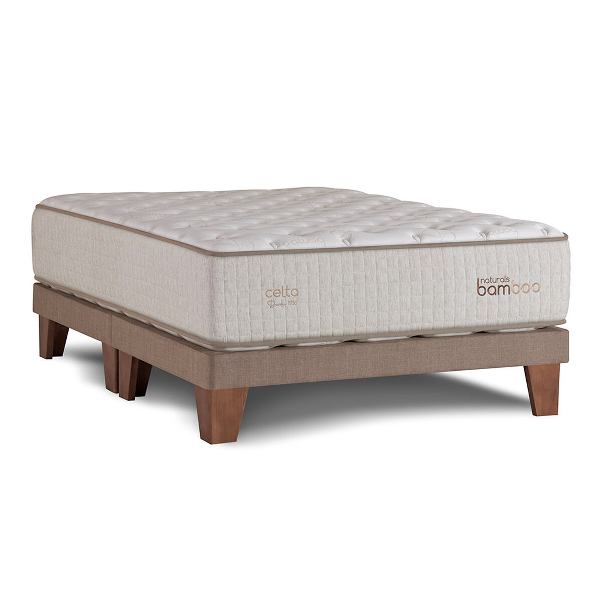Cama Europea Celta Naturals Bamboo Super King