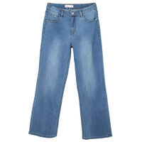 Jeans de Algodón Niña Mila Azul, Negro