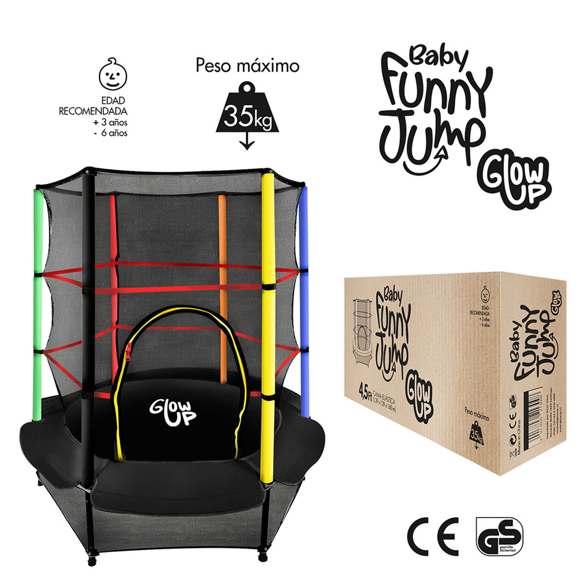 Cama Elástica Glow Up R5943