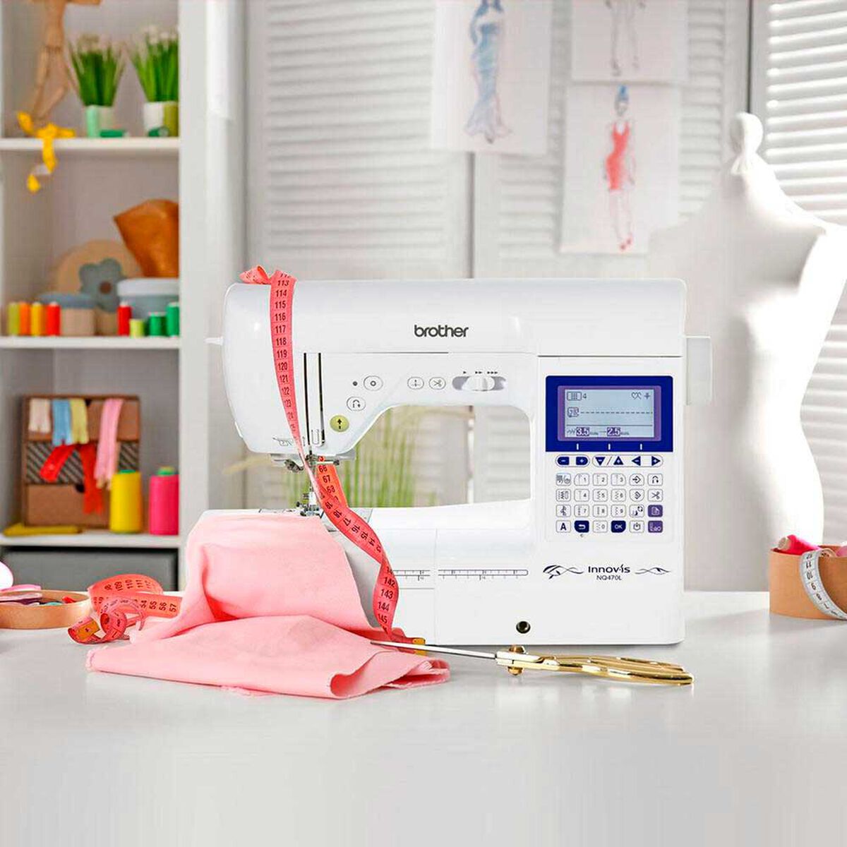 M&aacute;quina de Coser Brother para Quilting y Patchwork NQ470L