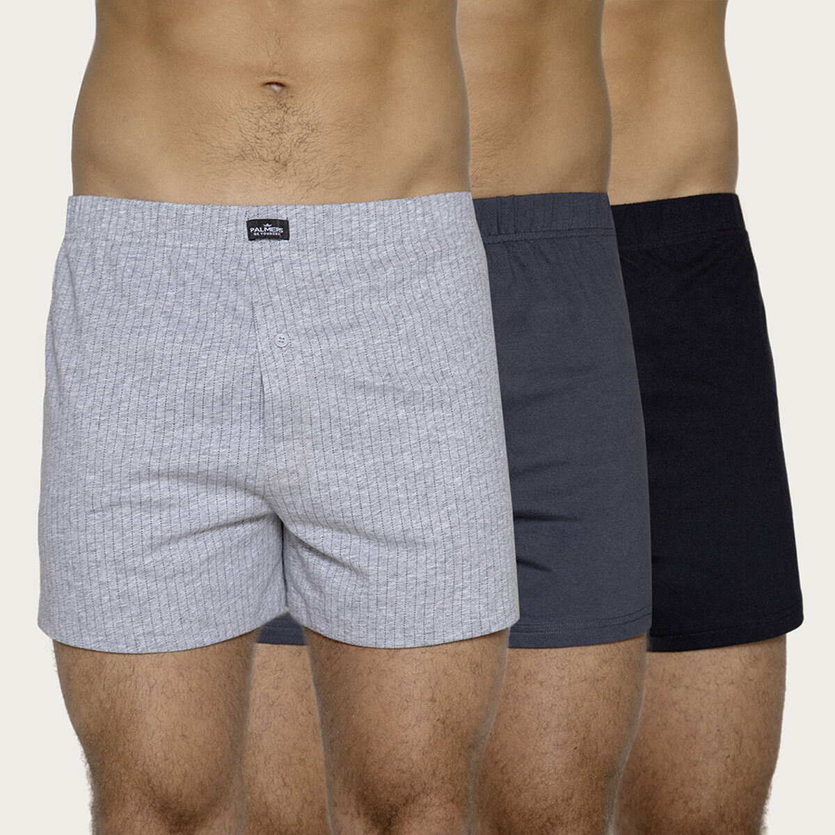 Pack 3 Bóxer Holgado Jersey Hombre Palmers