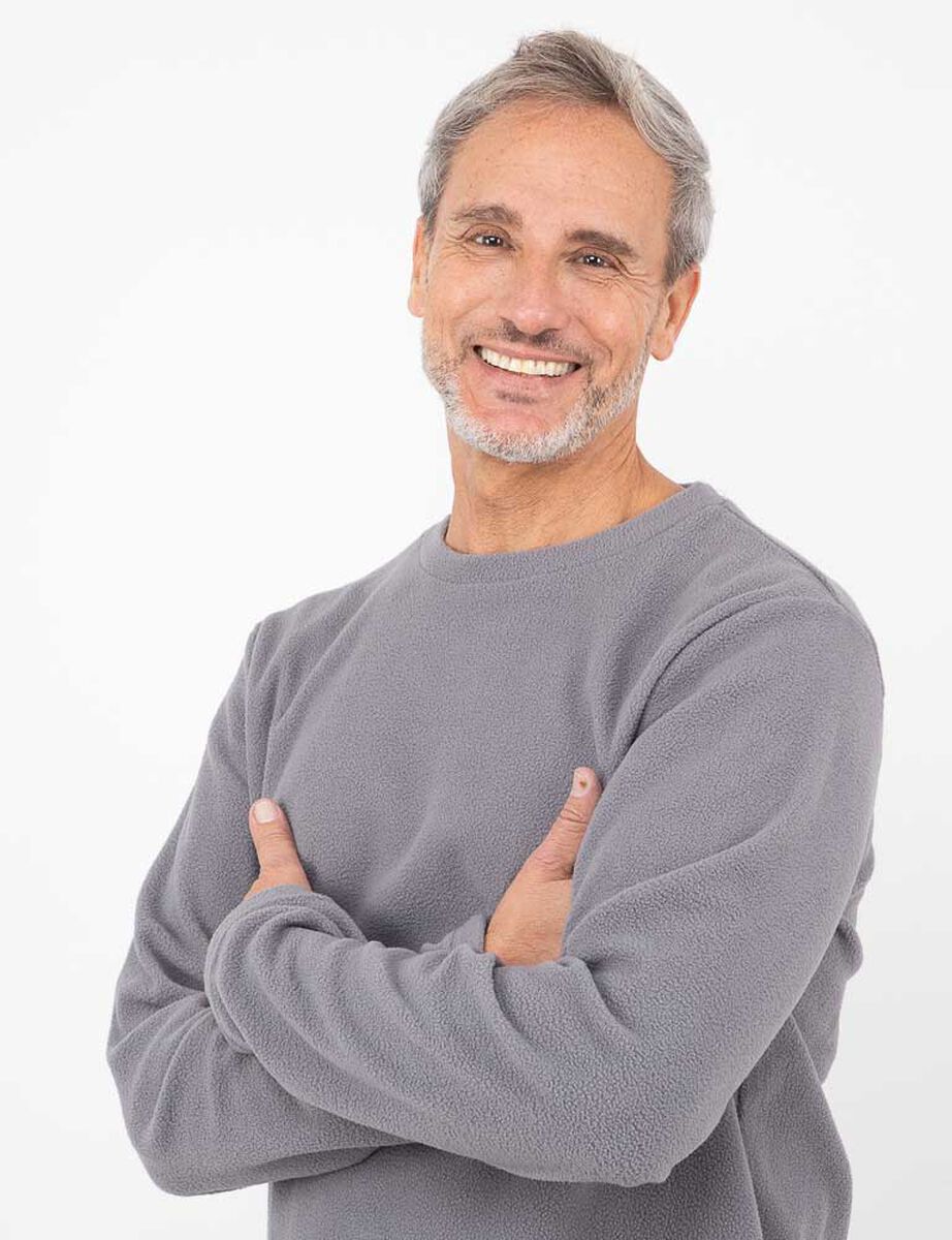 Pijama Larga Polar Manga Larga Hombre Portman Club