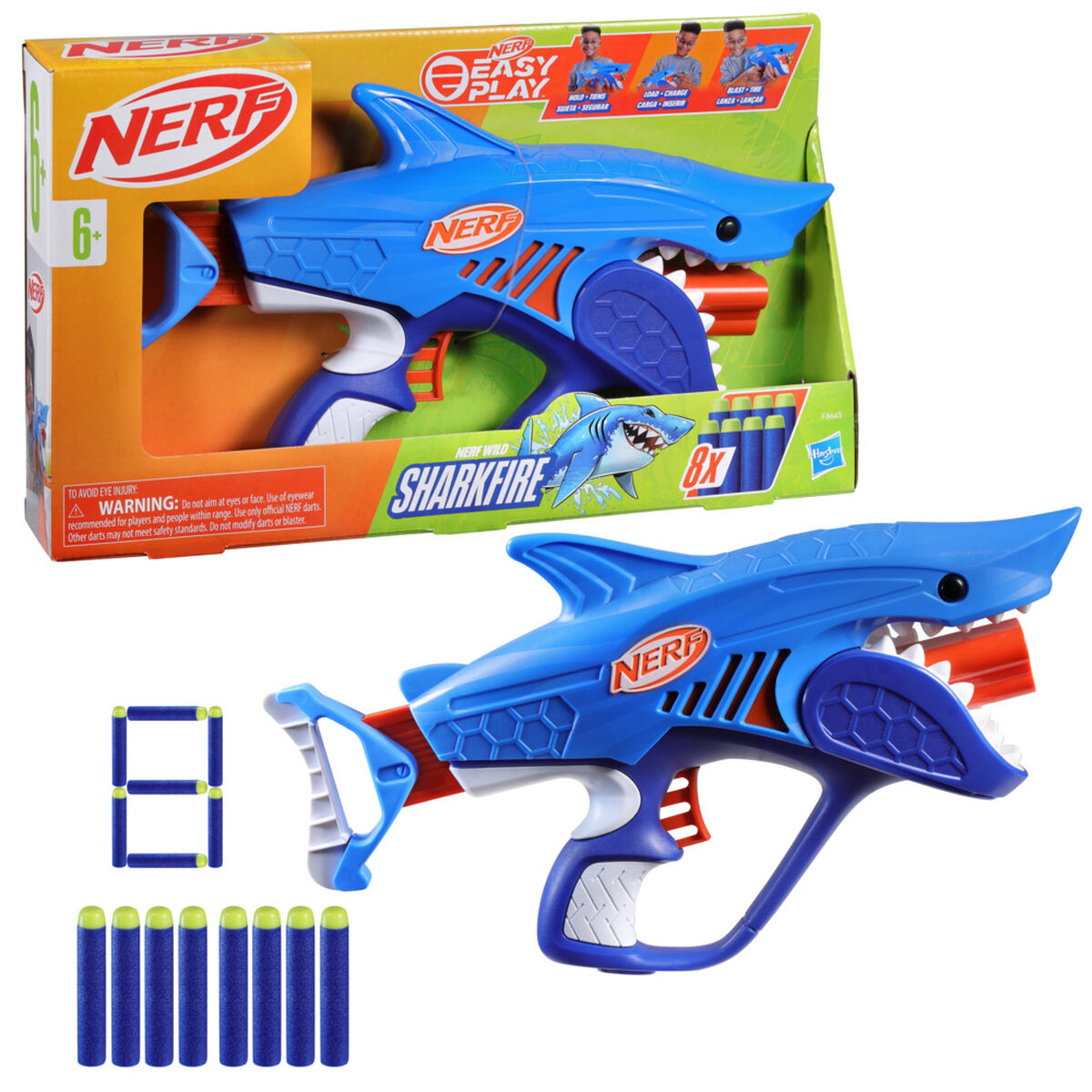 Lanzador Nerf Junior Wild Sharkfire