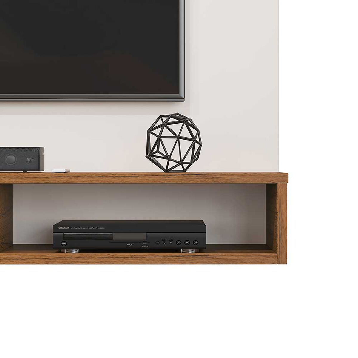 Panel TV Vekkahome Bento Hasta 60" Blanco Café