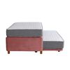 Cama Nido Latam Home 1,5 Plazas Zen Best Tela Palo Rosa