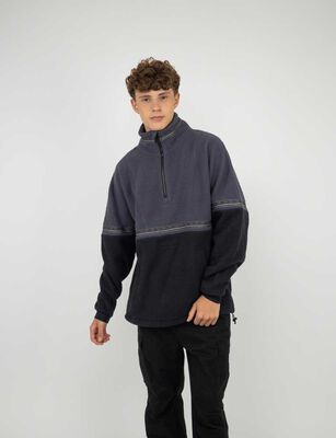 Imagen 1 del producto Polerón Polar Hombre Cutback Azul, Verde-Osc, White