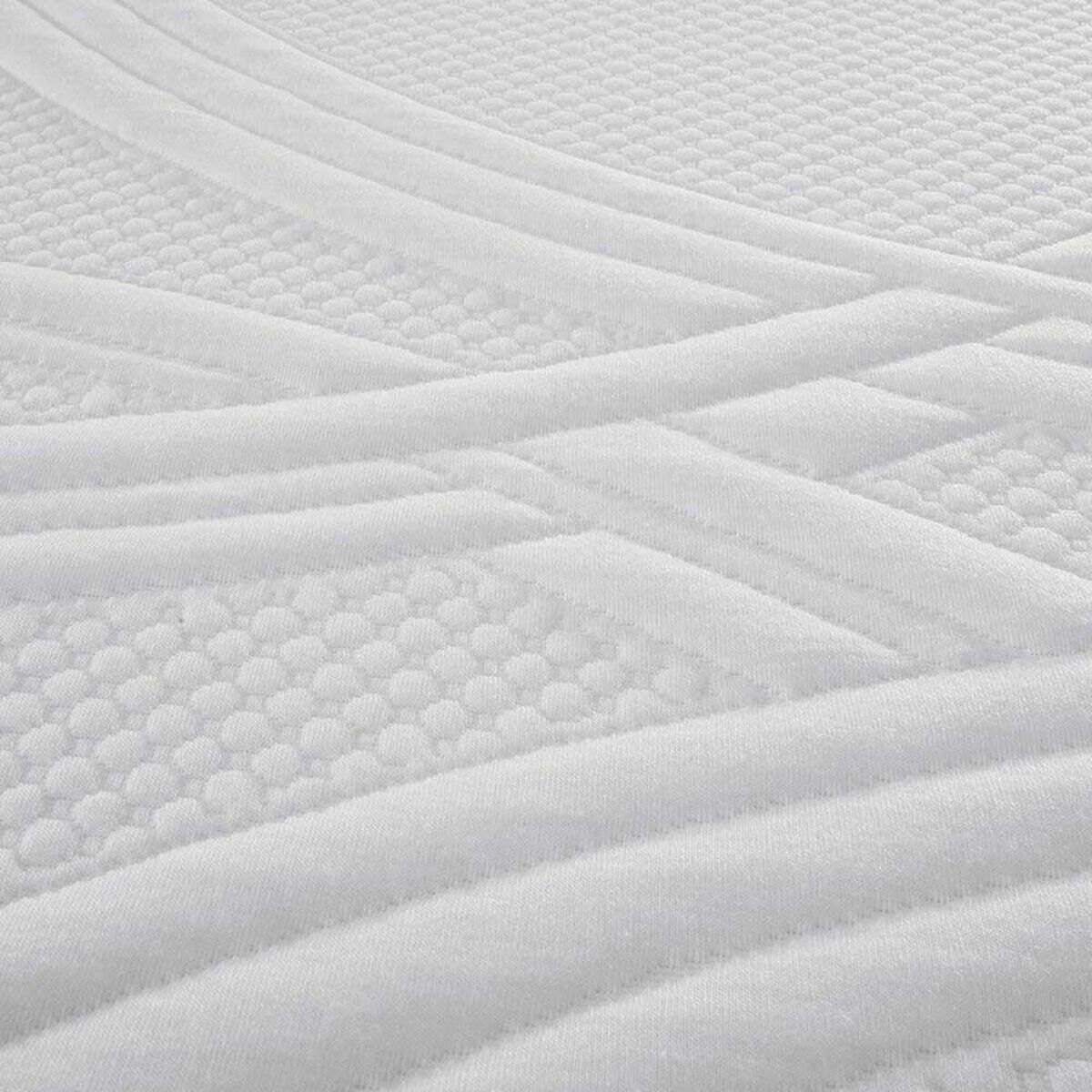 Cama Europea CIC Base Dividida 2 Plazas Ortopedic Advance + Respaldo + 2 Veladores Dublin Chocolate