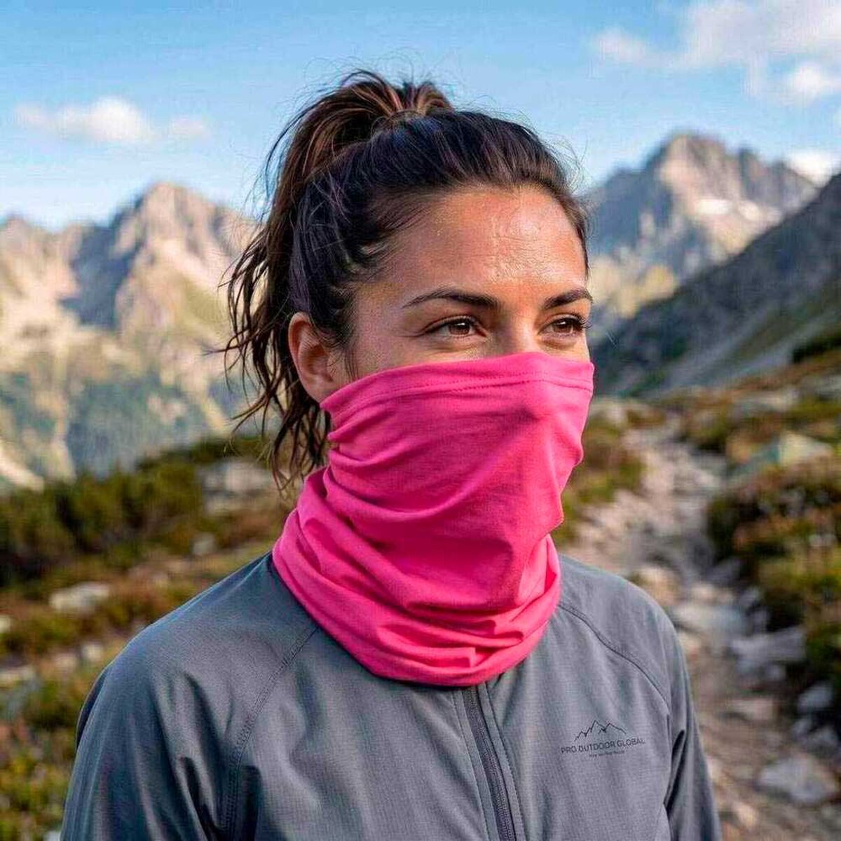Bandana Outdoor Multifuncional Rosado Pro Outdoor