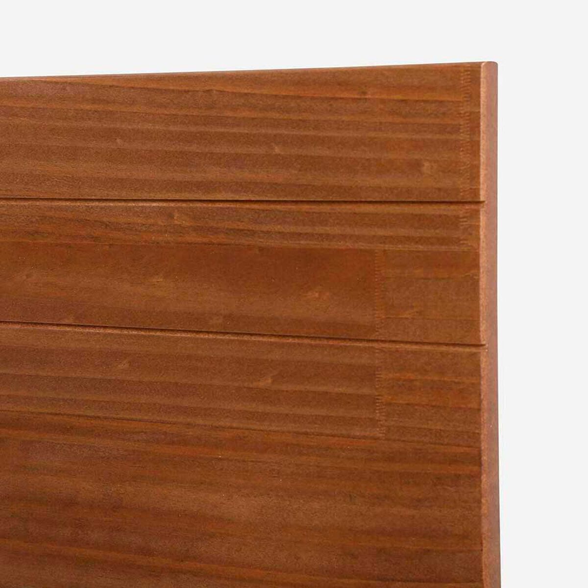 Cama Europea Rosen 1,5 Plazas Ergo T + Respaldo + Velador Tabor Caramelo + Almohada Light Americana
