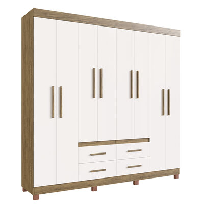 Imagen 1 del producto Clóset Exit Las Vegas 8 Puertas 4 Cajones Nuez y Beige