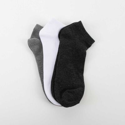 Imagen 2 del producto Pack 3 Calcetines Cortos Hombre Portman Club Gris