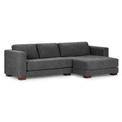 Imagen 1 del producto Sofá Seccional Derecho Rosen Copeland 3 Cuerpos Grafito