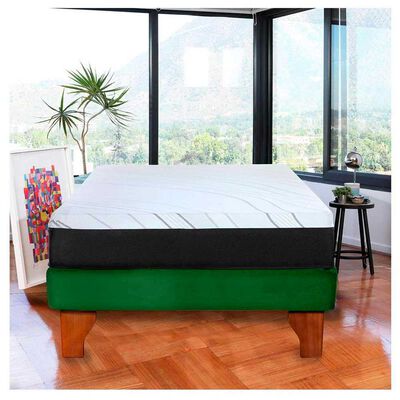 Imagen 1 del producto Cama Europea Latam Home 1,5 Plazas Zen Pro Verde