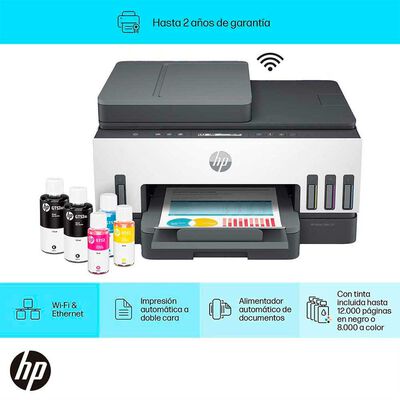 Imagen 2 del producto Multifuncional HP Tanque de Tinta Smart Tank 750