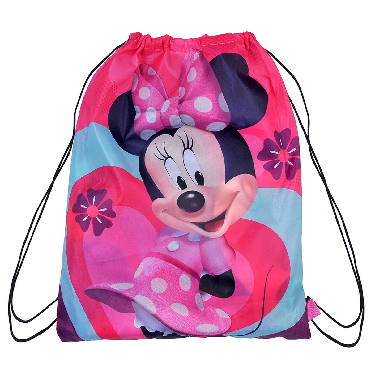 Toalla de Playa con Bolso Disney Minnie Amigas 70 x 140 + 33 x 42 cm