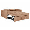 Sof&aacute; Cama Seccional Daniels Sidney 2 Cuerpos Caf&eacute;