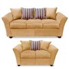 Juego de Living Elegant Detail Minesota Sof&aacute; 3 Cuerpos + Sof&aacute; 2 cuerpos + Sill&oacute;n 1 Cuerpo Beige