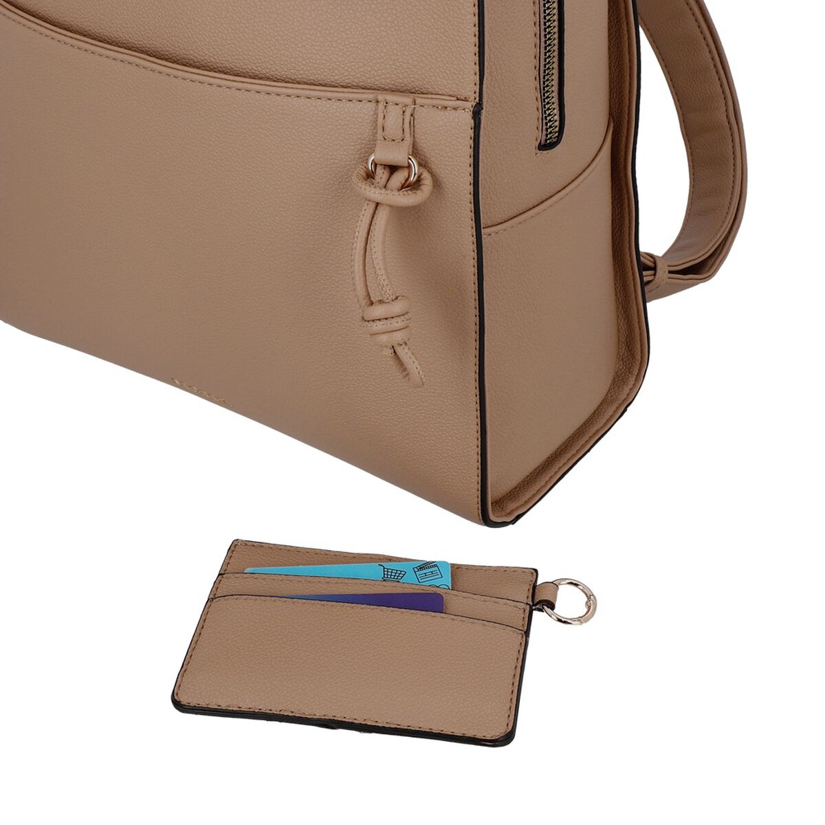 Mochila de Mujer Secret Serbia SC7 Grande Caf&eacute;