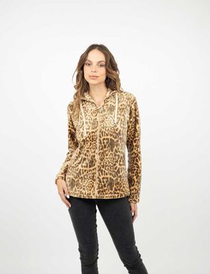 Imagen 1 del producto Polerón Mujer Soviet Animal, Navy, Oliva, Print-1