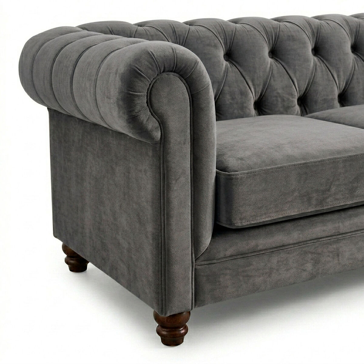 Sof&aacute; Latam Home Florencia 3 Cuerpos Gris