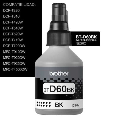 Imagen 2 del producto Tinta Brother BTD60BK Negro