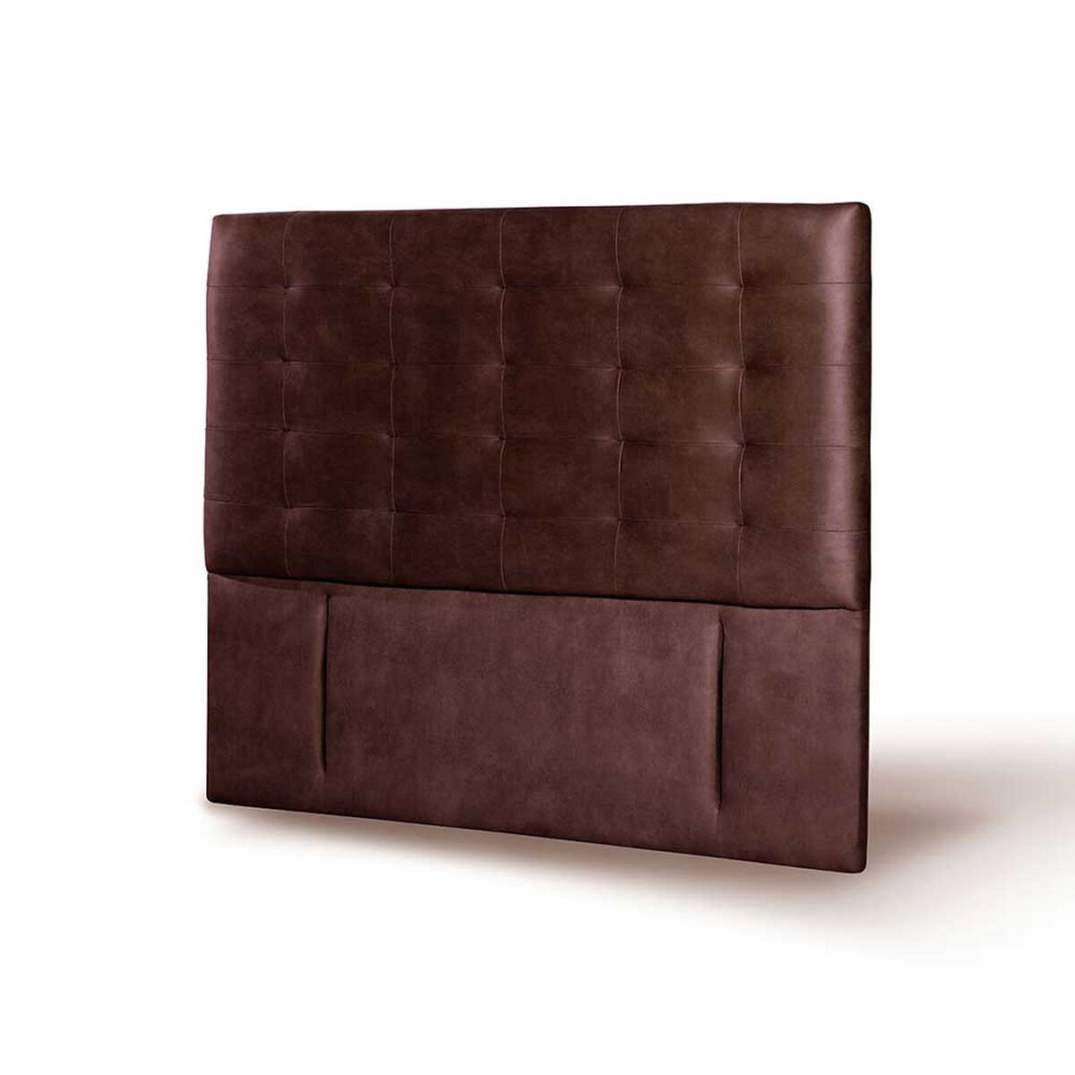 Respaldo Latam Home King Napoles Cuero Caf&eacute; Moro