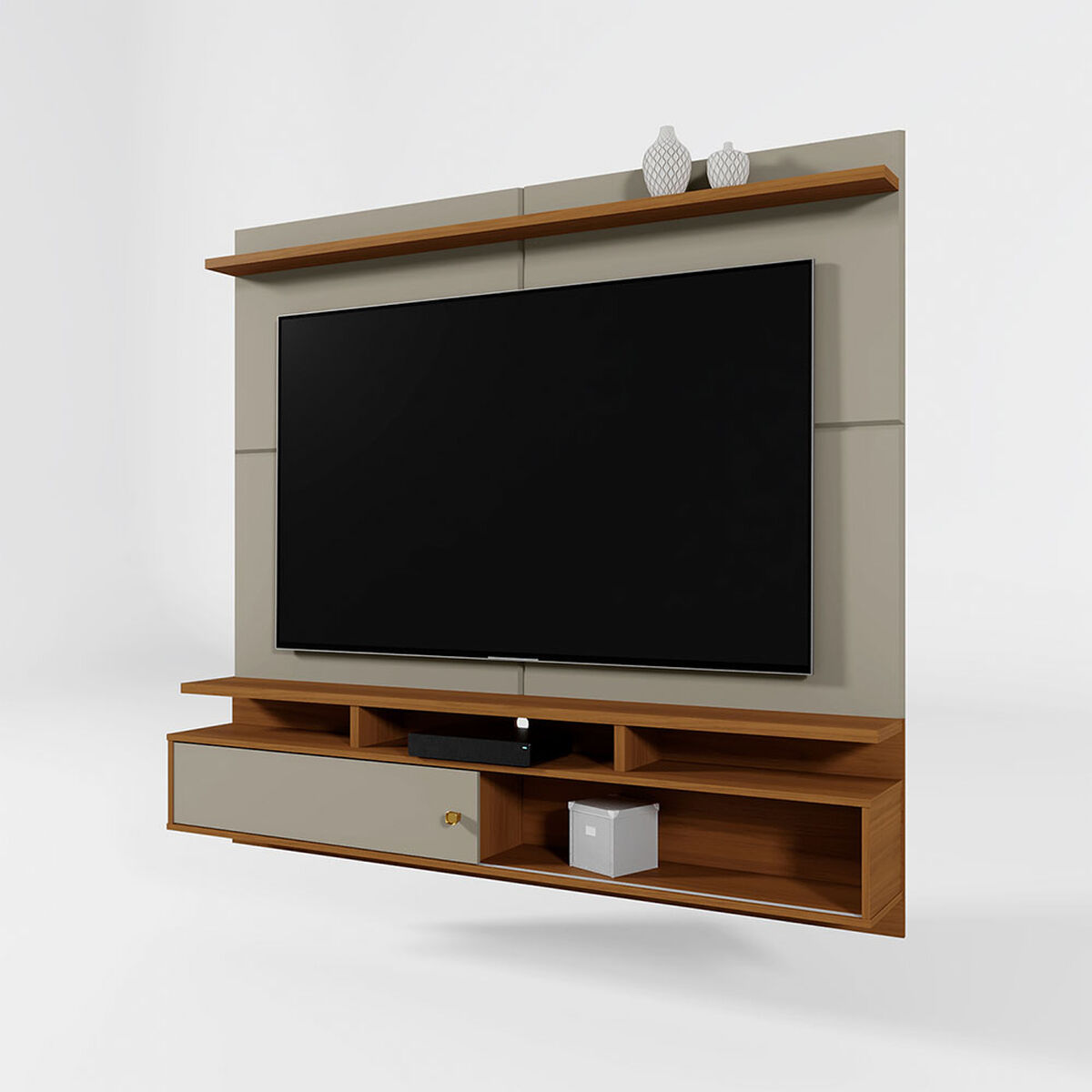 Panel TV Vekkahome Morretes 70" Pulgadas Gris
