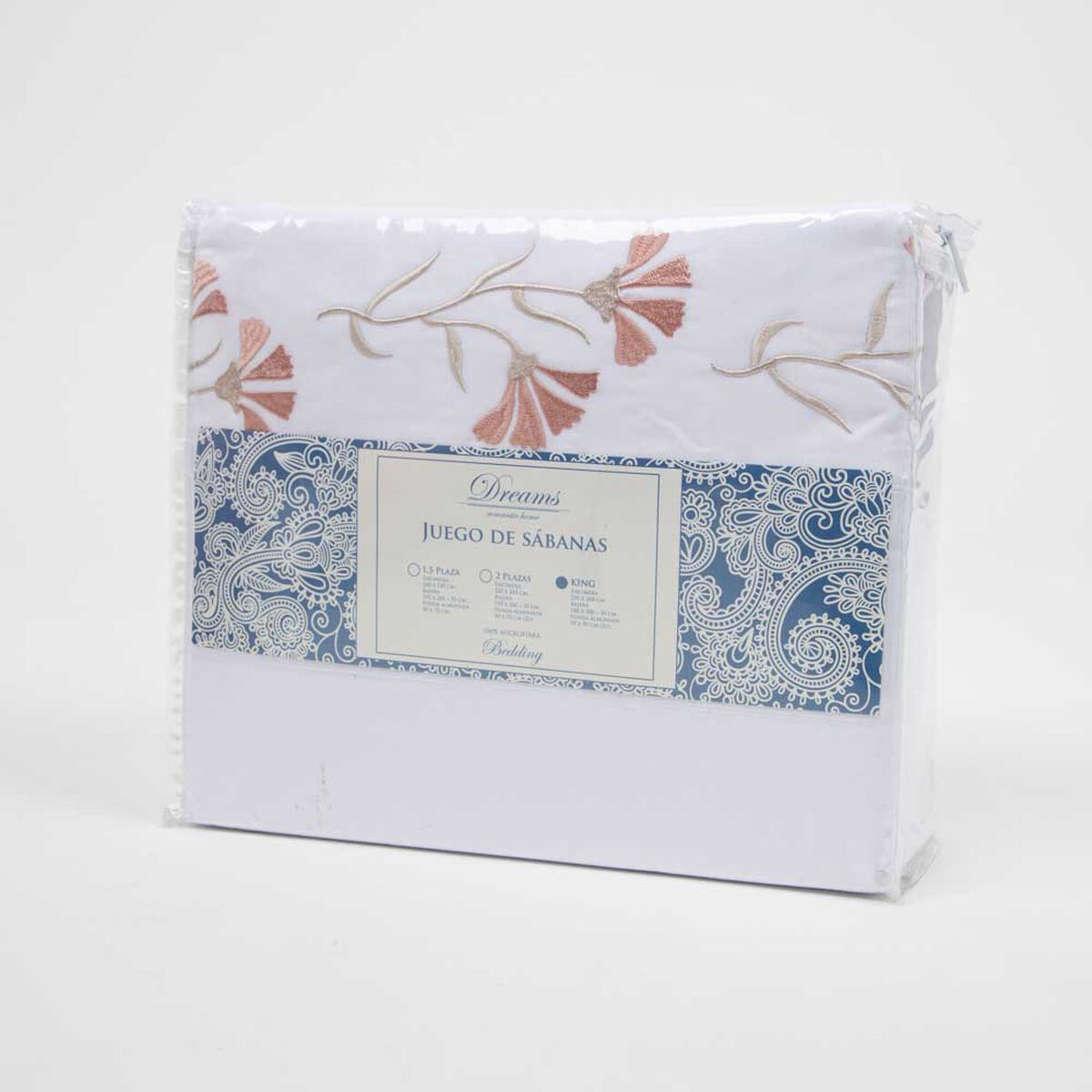 Juego de S&aacute;banas Bordada Dreams 2 Plazas