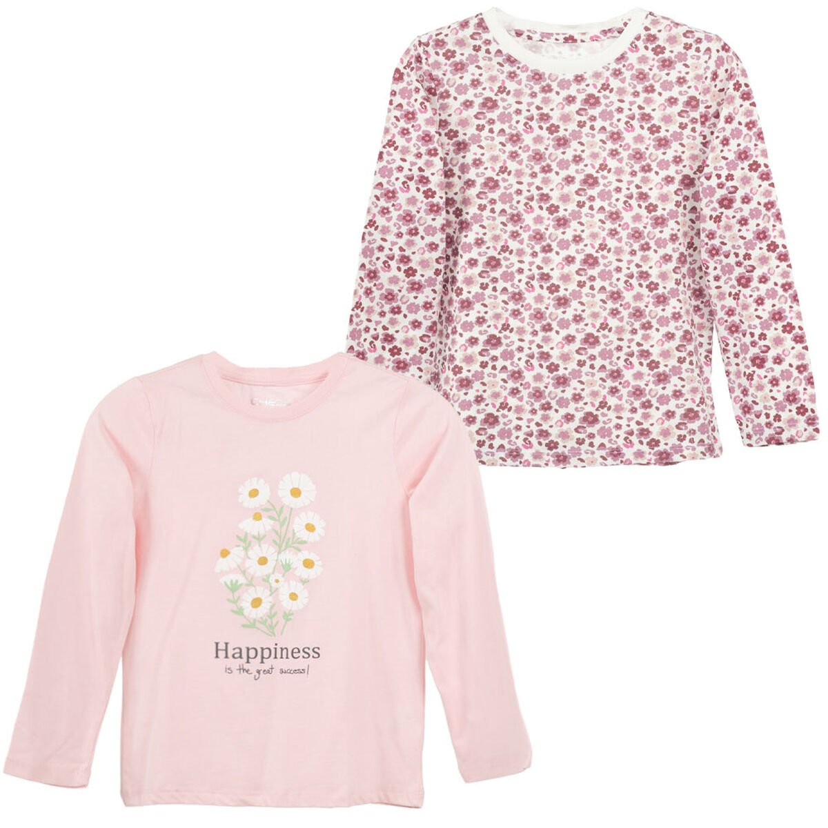 Pack 2 Polera Manga Larga Ni&ntilde;a Chess