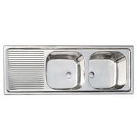 Lavaplatos Derecho Empotrable Con Rebalse Splendid 1235X435 cm