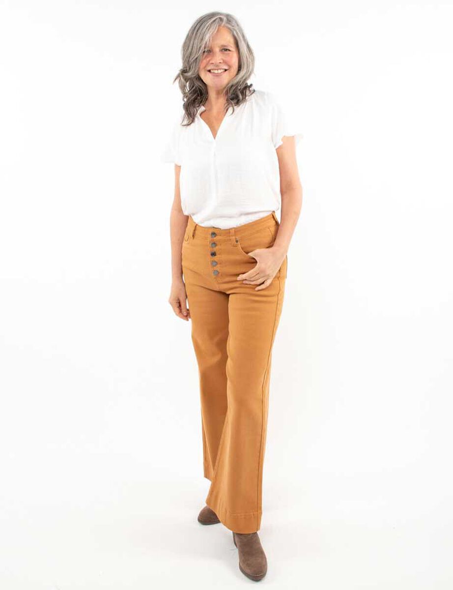 Pantalón Wide Leg Mujer Portman Club