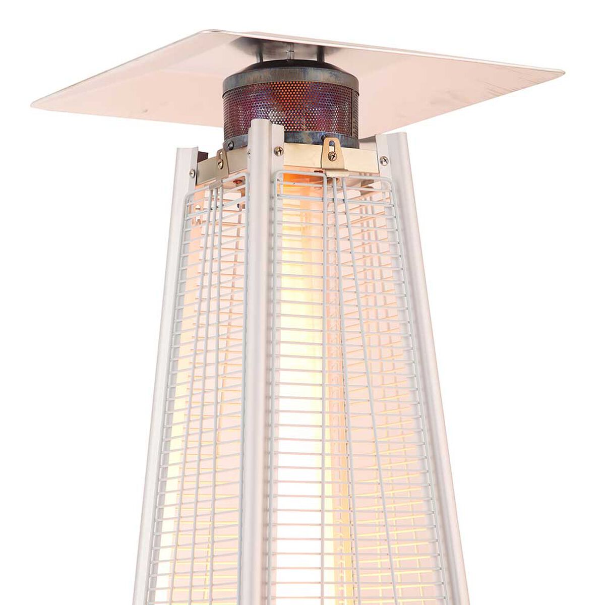 Estufa a Gas Exterior Terraza Klyma Obelisk Negra