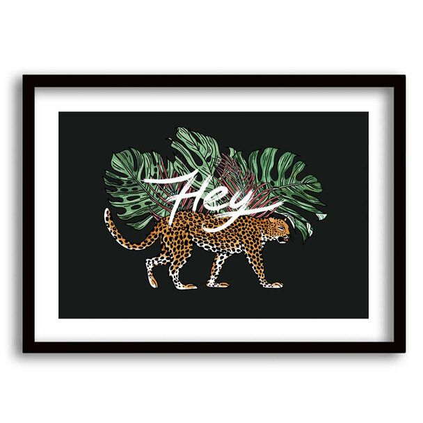 Cuadro Decorativo Retela Hey Tiger 50 x 35 cm