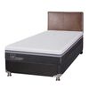 Box Spring CIC 1,5 Plazas Ortopedic Advance + Respaldo Baker