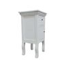 Velador Britbox Leeds Blanco 1 Cajón
