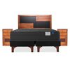 Cama Europea Flex King Black + Set Colonia