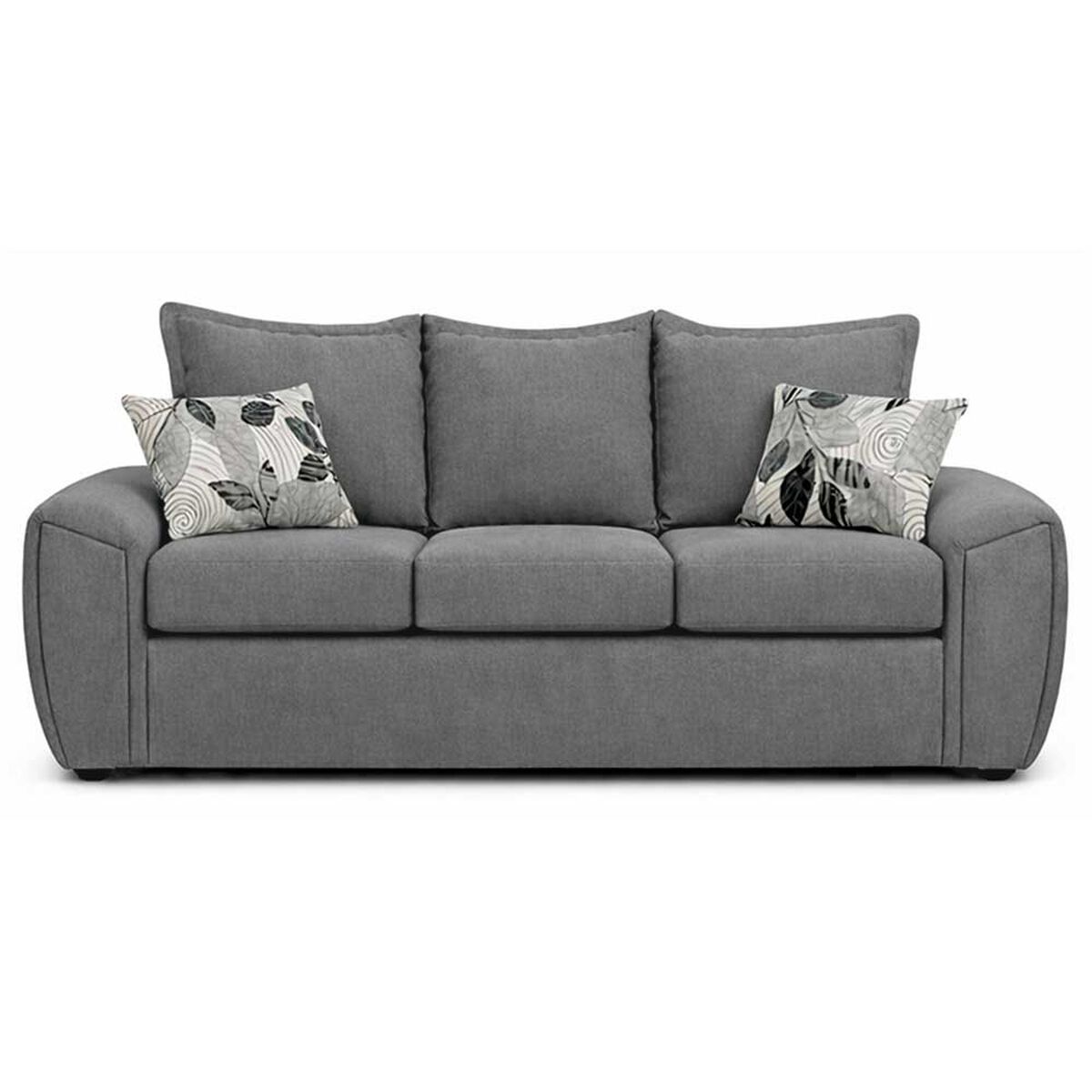 Juego de Living Elegant Detail New Houston 3-1-1 Cuerpos Gris