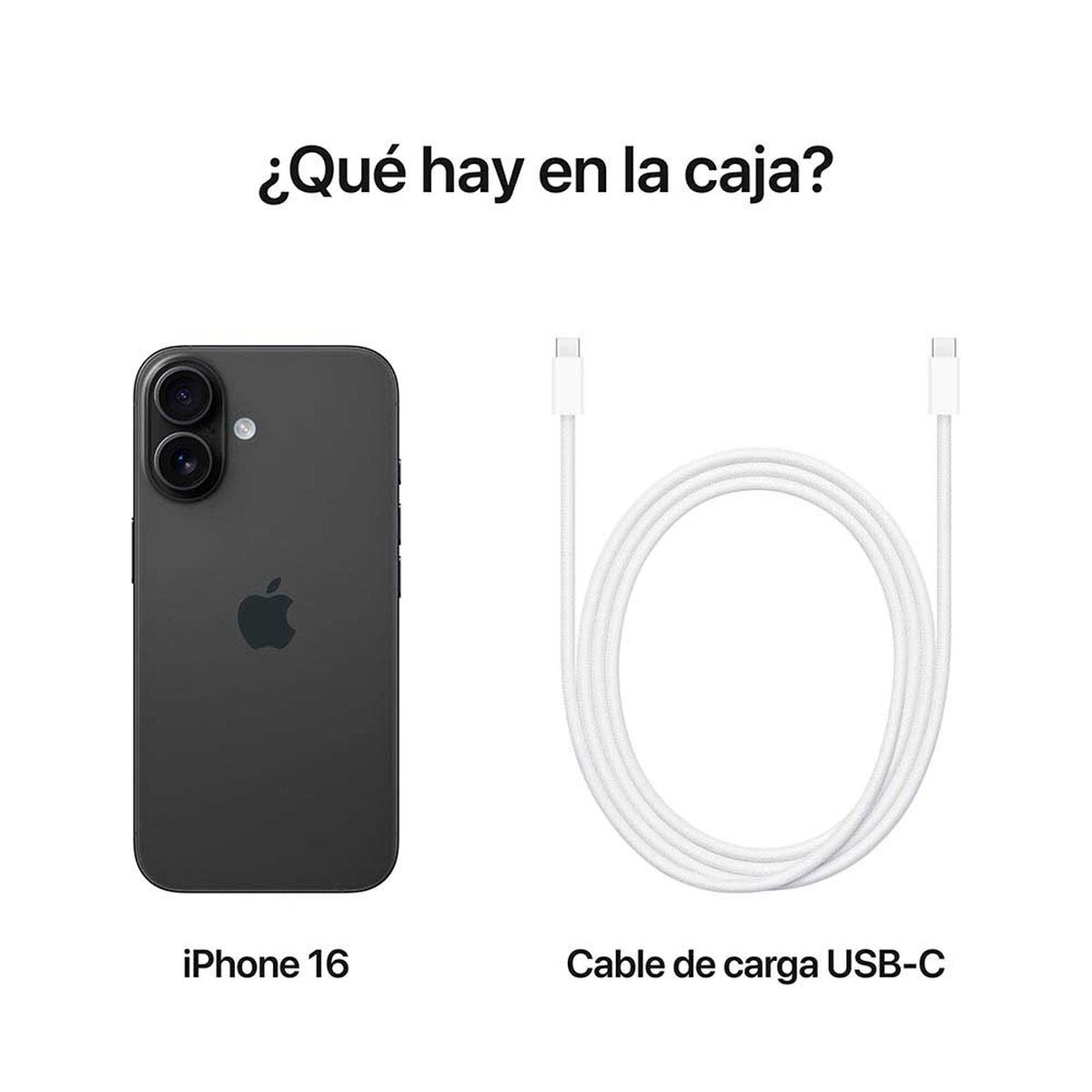 Apple Smartphone iPhone 16 128GB Negro 6,9" Liberado