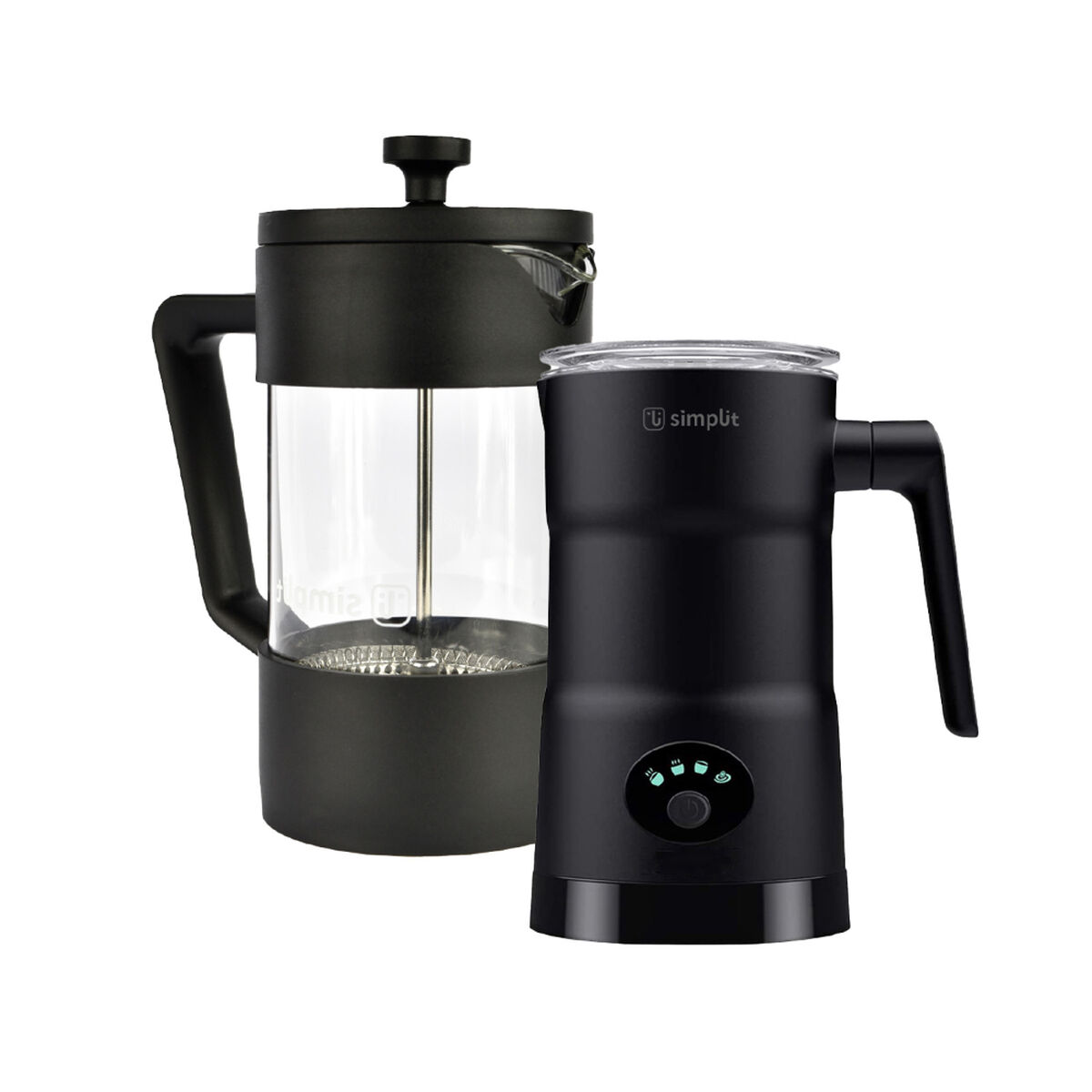Pack Cafetera Francesa Simplit 350 ml + Espumador 4 en 1