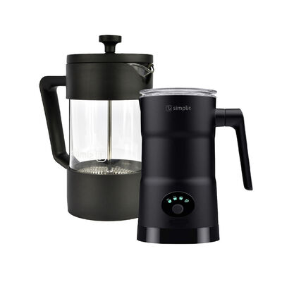 Pack Cafetera Francesa Simplit 350 ml + Espumador 4 en 1