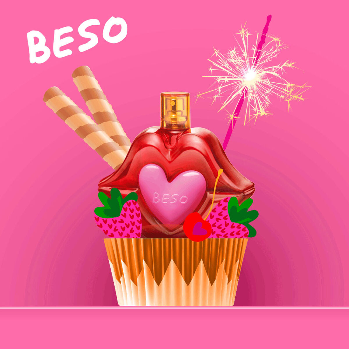 Set Regalo Agatha Ruiz de la Prada Perfume Mujer Beso EDT 50ml + Megaspritzer 10ml