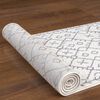 Alfombra de Pasillo Modalfo Florida 70 x 230 cm Blanco