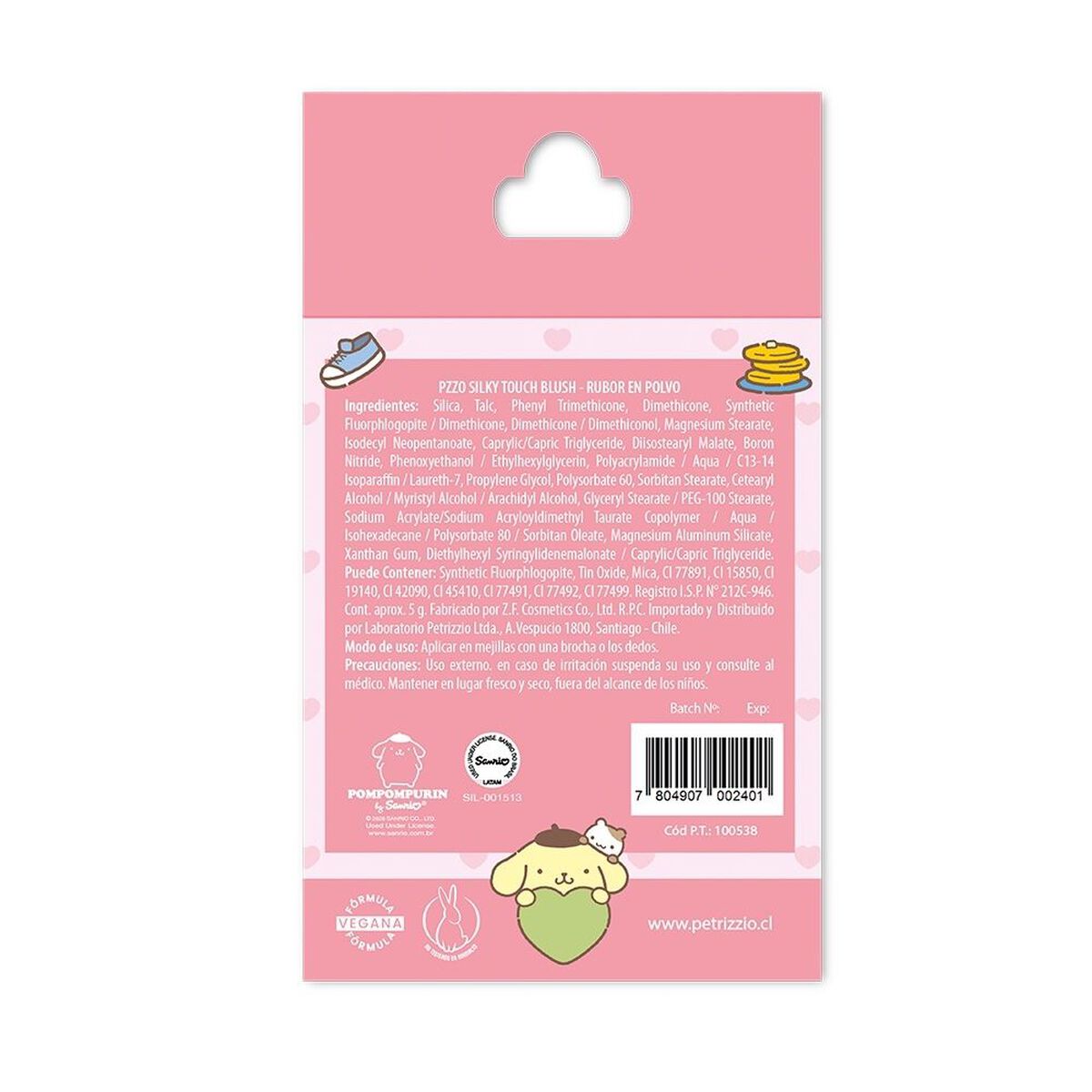 Blush sedoso Pompompurin Petrizzio