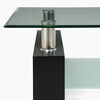 Mesa de Centro Spazzio New Prisma Negro Mate