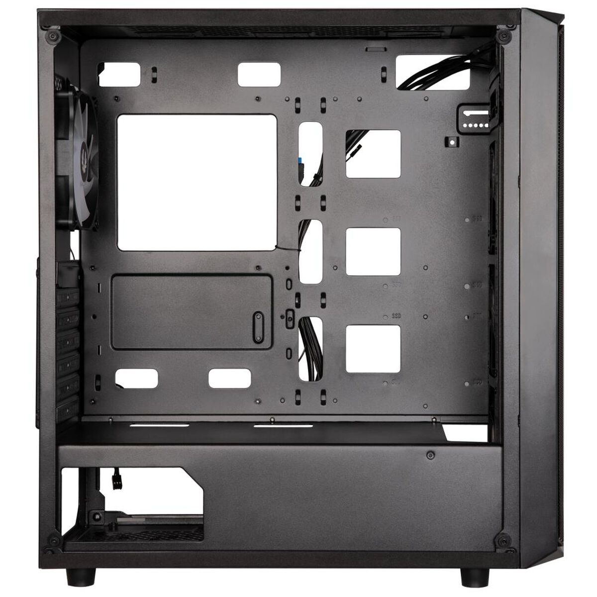 Gabinete BitFenix/ ​​Garen ATX/  4 ventiladores /Negro