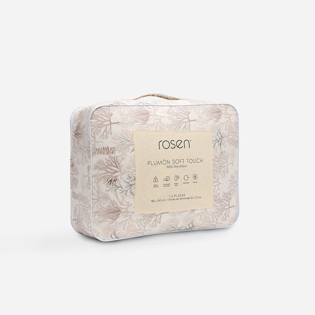 Plumon Rosen 1,5 Plazas Soft Touch Coral
