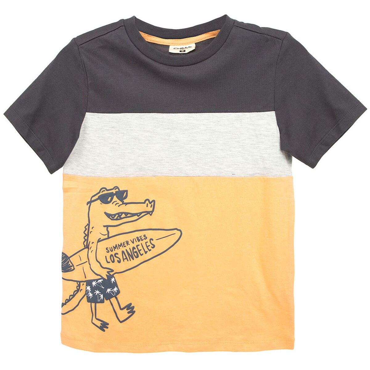 Polera Manga Corta Niño Chess