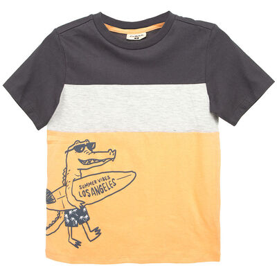 Imagen 1 del producto Polera Manga Corta Niño Chess Grafito, Negro, Rojo, Verde